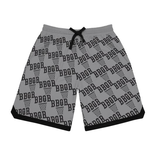 Gray/Black BBOB Pattern Shorts